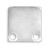 Endkappe E3 Aluminium für Profil PL1 in Verbindung mit PL10, 2 STK, inkl. Schrauben