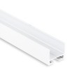 PL10 LED AUFBAU-Profil/Kabel-Universalkanal für PL-Serie pulverbeschichtet weiß RAL 9010 200 cm