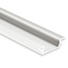 PL8 LED EINBAU-Profil 100 cm, flach/Flügel, LED Stripes max. 12 mm