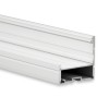 PN18 LED AUFBAU-Profil 200 cm, asymmetrisch, LED Stripes max. 35 mm